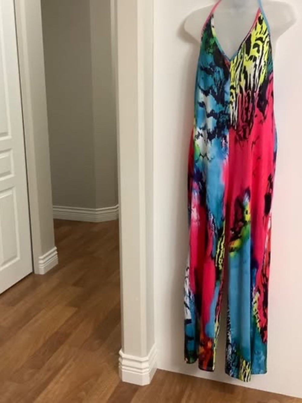 NWT SHEIN Low back halter JUMPSUIT XL 39/40 bust
